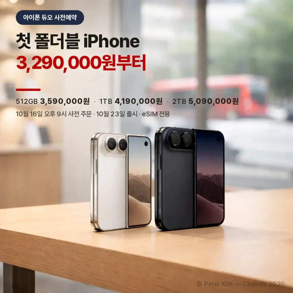 아이폰 듀오 사전예약 일정·가격·출시일 한눈에 정리