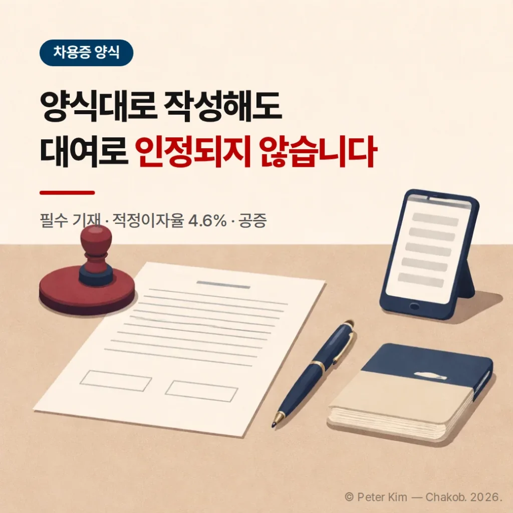 가족간 차용증 양식과 증여세 기준 정리 (2억 1,700만원은 원금 한도가 아닙니다)