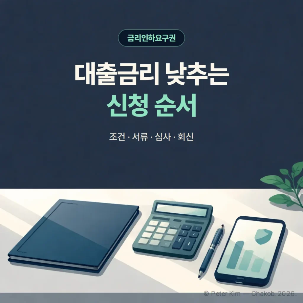 금리인하요구권 신청 조건·서류·방법, 심사 결과까지 정리